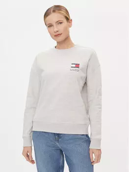Толстовка свободного кроя Tommy Jeans, серый