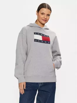 Толстовка свободного кроя Tommy Jeans, серый