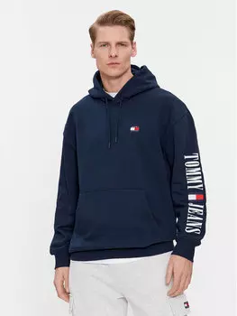 Толстовка свободного кроя Tommy Jeans, синий