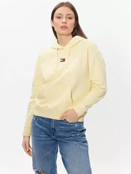 Толстовка свободного кроя Tommy Jeans, желтый
