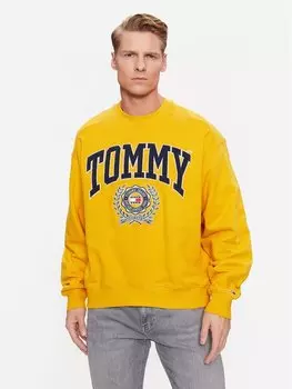 Толстовка свободного кроя Tommy Jeans, желтый