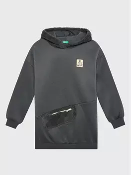 Толстовка свободного кроя United Colors Of Benetton, серый