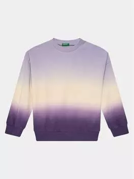 Толстовка свободного кроя United Colors Of Benetton, фиолетовый