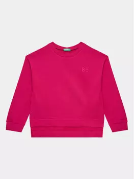 Толстовка свободного кроя United Colors Of Benetton, розовый