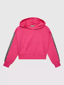 Толстовка свободного кроя United Colors Of Benetton, розовый
