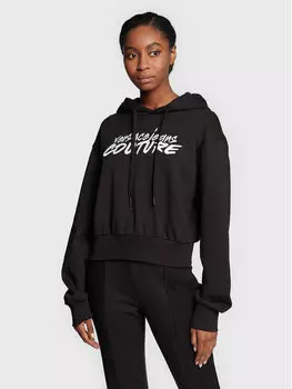 Толстовка свободного кроя Versace Jeans Couture, черный