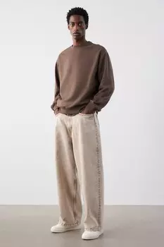 Толстовка свободного покроя H&M, коричневый