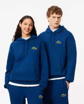 Толстовка свободного покроя унисекс Lacoste, синий