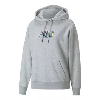 Толстовка swxp graphic hoodie 'grey' Puma, серый