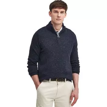 Толстовка Tainsbury с полузастежкой, вязаная Barbour, синий