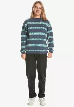Толстовка TAKE US BACK CREW STRIPE Quiksilver, цвет crown blue heritage stripe
