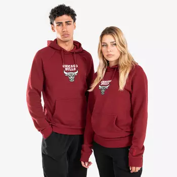 Толстовка Tarmak, цвет bordeaux/weiss/bunt