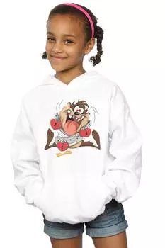 Толстовка Taz Valentine's Day Madly In Love Looney Tunes, белый