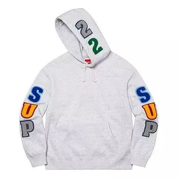 Толстовка team chenille hooded sweatshirt 'multi-color' Supreme, мультиколор