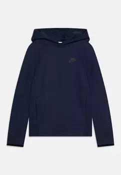 Толстовка TECH HOODIE Nike Sportswear, цвет midnight navy/aquarius blue/black