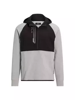 Толстовка Techy Terry из смесового хлопка Rlx Ralph Lauren, цвет andover heather polo black