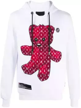 Толстовка Teddy Bear Philipp Plein, белый