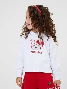 Толстовка TEDDY Monnalisa, цвет white