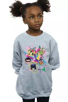 Толстовка Teen Titans Go 80s Icons DC Comics, серый