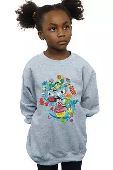 Толстовка Teen Titans Go Candy Mania DC Comics, серый