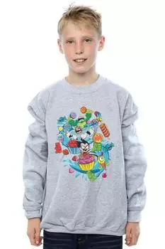 Толстовка Teen Titans Go Candy Mania DC Comics, серый