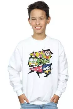 Толстовка Teen Titans Go Pizza Slice DC Comics, белый