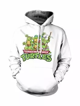 Толстовка Teenage Mutant Ninja Turtles, белый