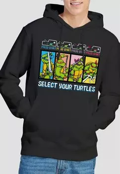 Толстовка TEENAGE MUTANT NINJA TURTLES SELECT YOUR Cotton Soul, черный