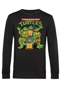 Толстовка TEENAGE MUTANT NINJA TURTLES TURTLE GROUP Henry Tiger, черный