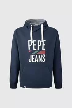 Толстовка - Темно-синий - Классический крой Pepe Jeans, темно-синий