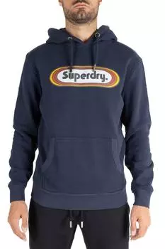 Толстовка - Темно-синий - Классический крой SUPERDRY, темно-синий
