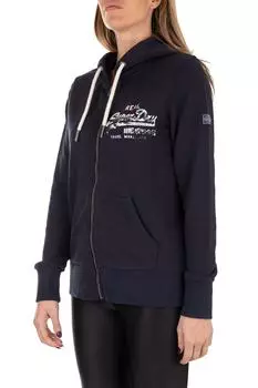 Толстовка - Темно-синий - Классический крой SUPERDRY, темно-синий
