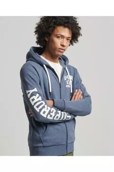 Толстовка - Темно-синий - Классический крой SUPERDRY, темно-синий