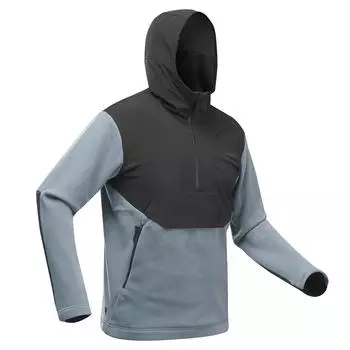 Толстовка теплая походная мужская mh500 hoody QUECHUA