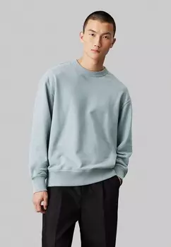 Толстовка TEXTURED Calvin Klein Jeans, сине-серый