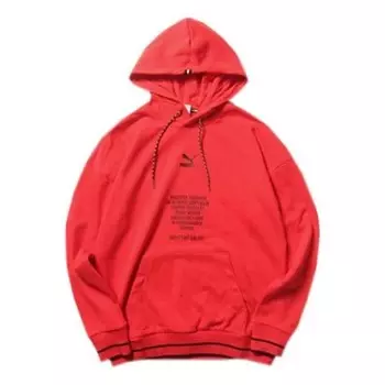 Толстовка tfs logo printing red Puma, красный