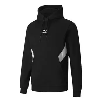 Толстовка tfs winterize logo printing reflective casual black Puma, черный