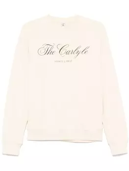 Толстовка The Carlyle Script Sporty & Rich, нейтральный цвет