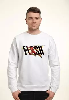Толстовка THE FLASH LOGO Henry Tiger, белый