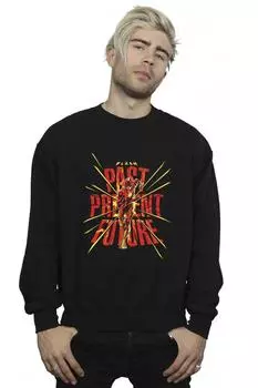 Толстовка The Flash Past Present Future DC Comics, черный