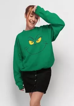 Толстовка The Grinch Smile Henry Tiger, цвет kelly green