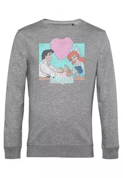 Толстовка THE LITTLE MERMAID ERIC N ARIEL Disney, цвет Mottled Light Grey