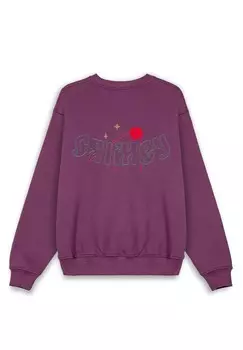 Толстовка THE LOWER DEPTHS TOCHKA VINTAGE Grimey, фиолетовый