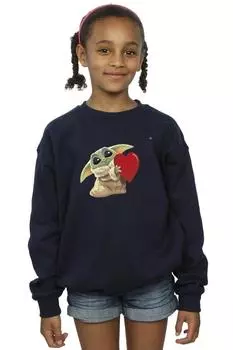 Толстовка The Mandalorian с сердцем Star Wars, темно-синий