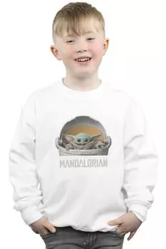 Толстовка The Mandalorian The Child Pod Star Wars, белый
