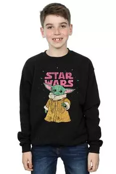 Толстовка The Mandalorian The Child Star Wars, черный