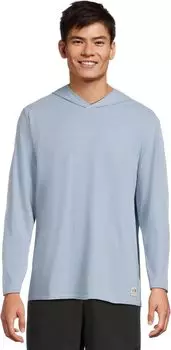 Толстовка The North Face Men's L/S Heritage Patch Hoodie Tee, цвет Steel Blue Heather