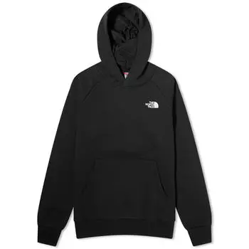 Толстовка The North Face Raglan Redbox Popover Hoodie, черный