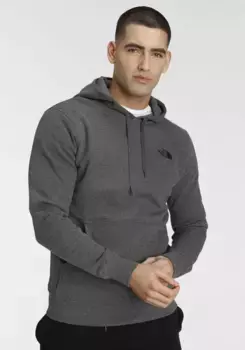 Толстовка The North Face с капюшоном "M SIMPLE DOME HOODIE" с буквами логотипа спереди и сзади, цвет Tnf Medium G