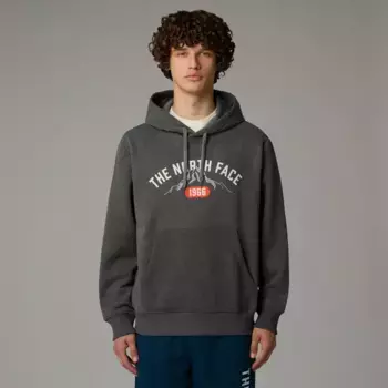 Толстовка The North Face с капюшоном, серый